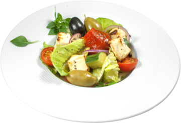 Grcka salata sa pečenim sirom