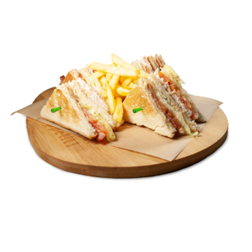 Klub sendvič Losos sa pomfritom